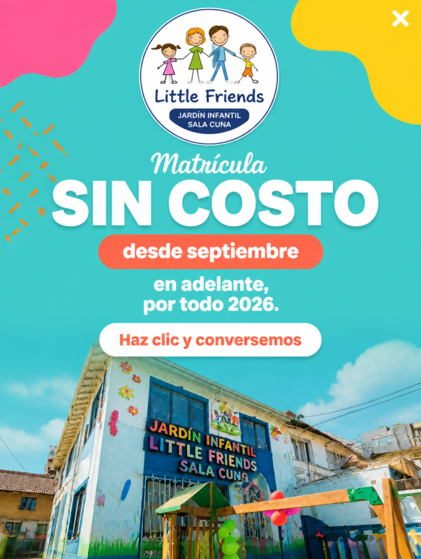 Pop Up Jardin Infantil Little Friends